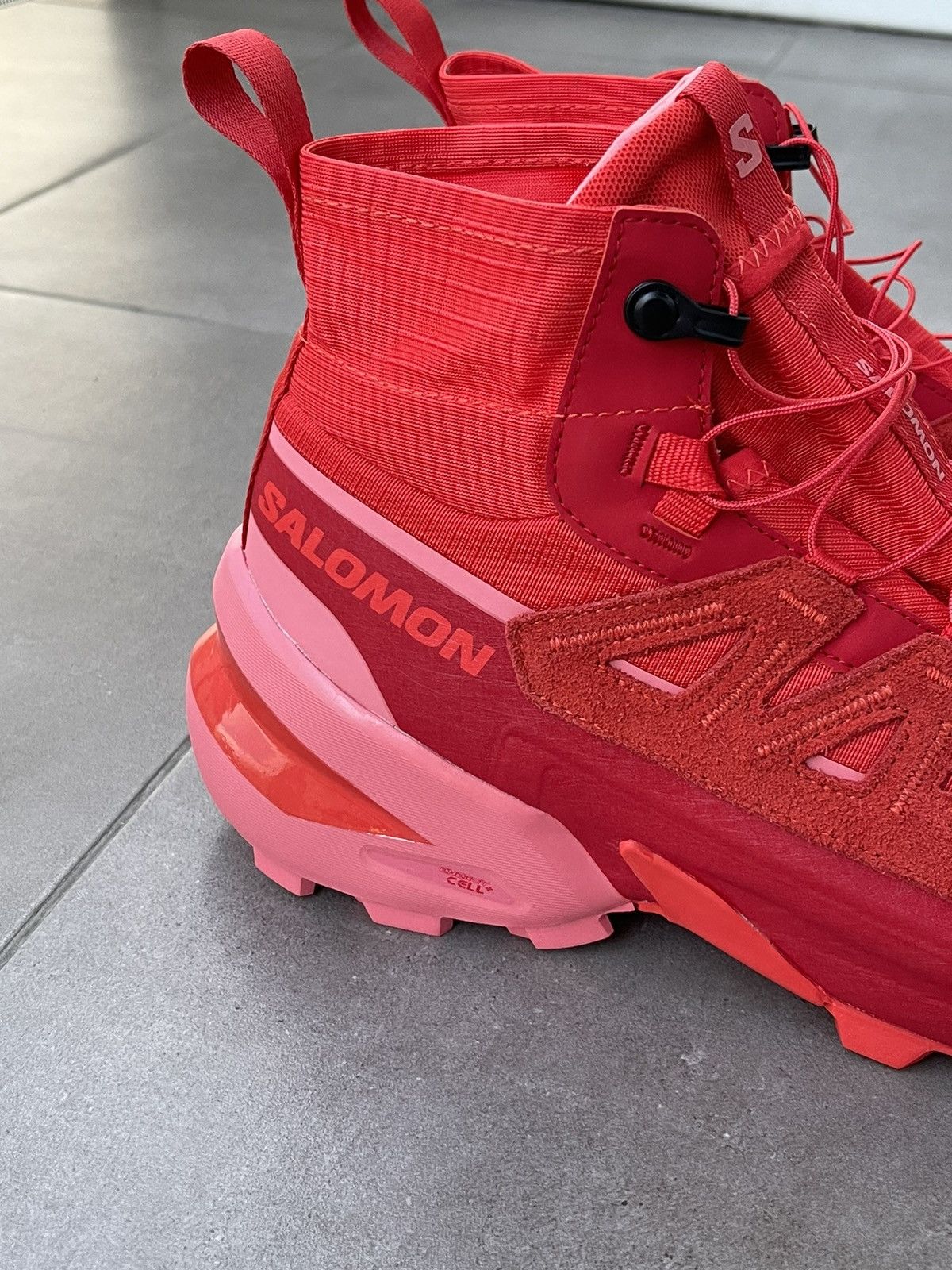 Maison Margiela !DS! AW22 Maison Margiela X Salomon Red Sneakers Size US 12 / IT 42 - 13 Thumbnail