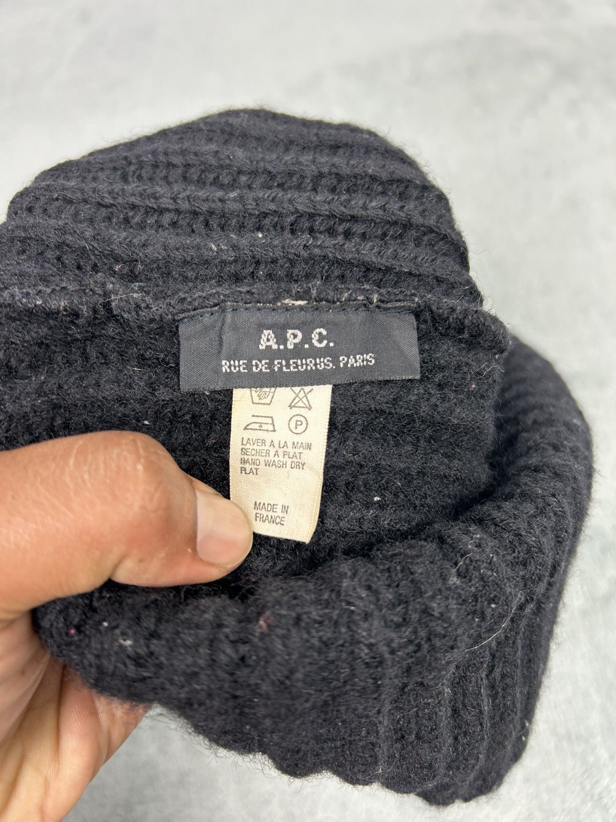A.P.C. Vintage A.P.C Black Beanie Size ONE SIZE - 5 Thumbnail