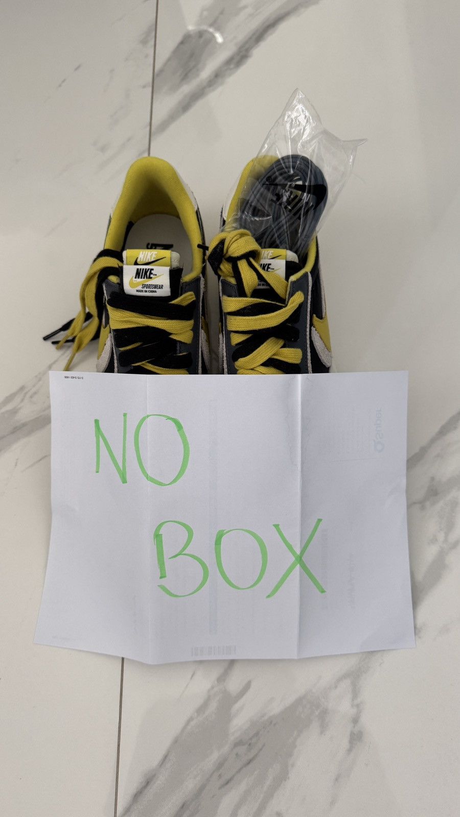 Nike × Sacai × Undercover Nike x Sacai x Undercover LDWaffle “Bright Citron” Size US 9 / EU 42 - 7 Thumbnail