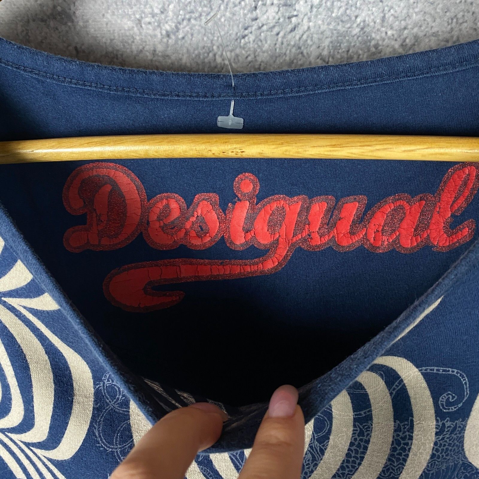Desigual Desigual Blouse Women's Size L Multicolor Long Sleeve ` Size L / US 10 / IT 46 - 4 Thumbnail