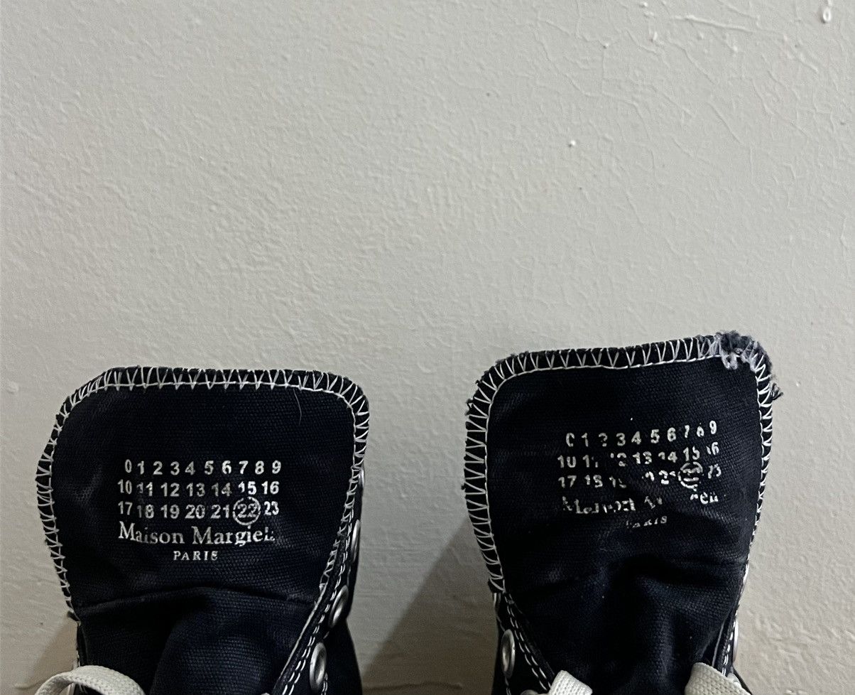 Maison Margiela Maison Margiela Canvas Tabi Hightop Sneakers Size US 7 / IT 37 - 12 Thumbnail