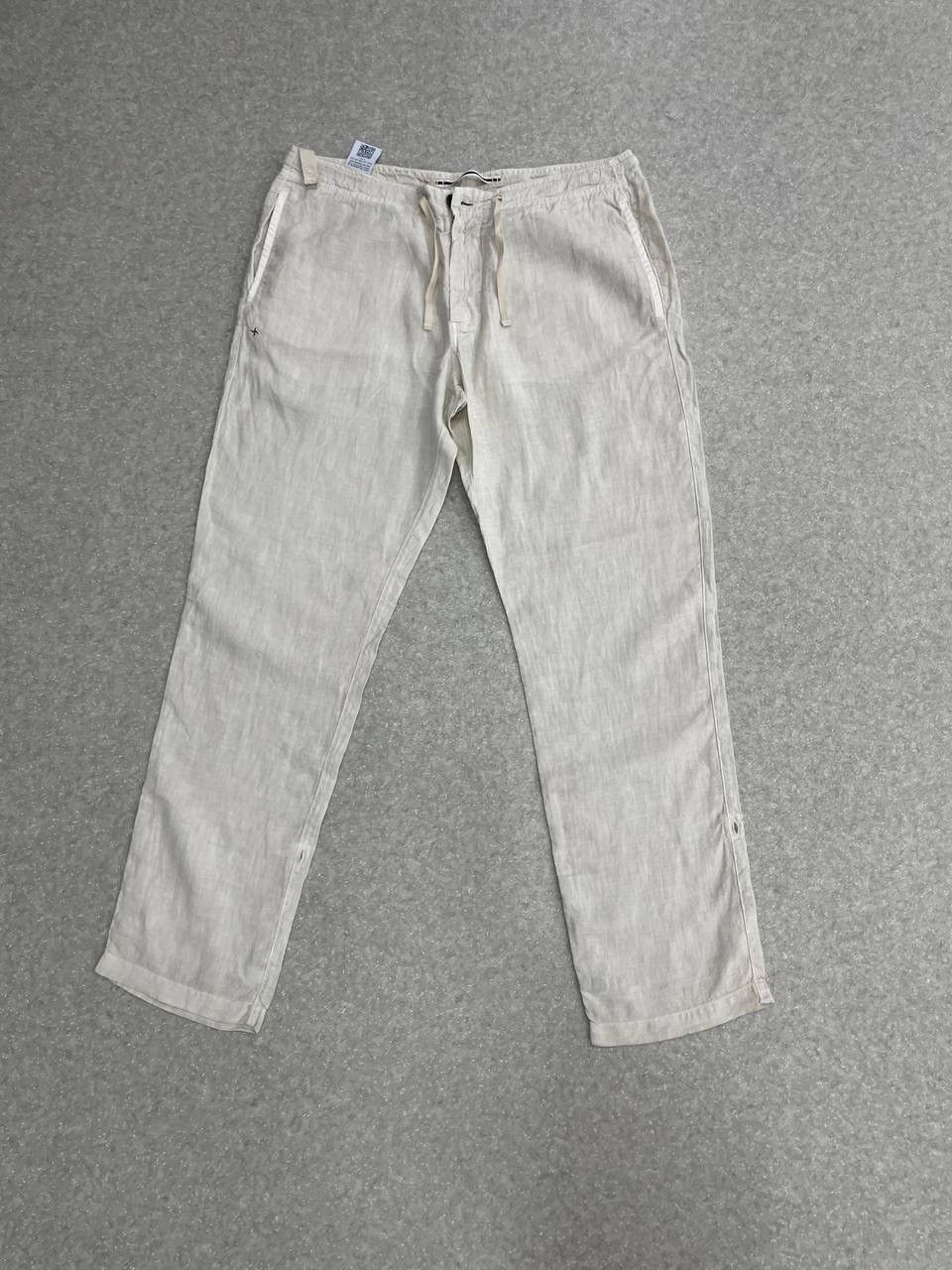 image of Stone Island Linen Pants in Beige, Men's (Size 36)
