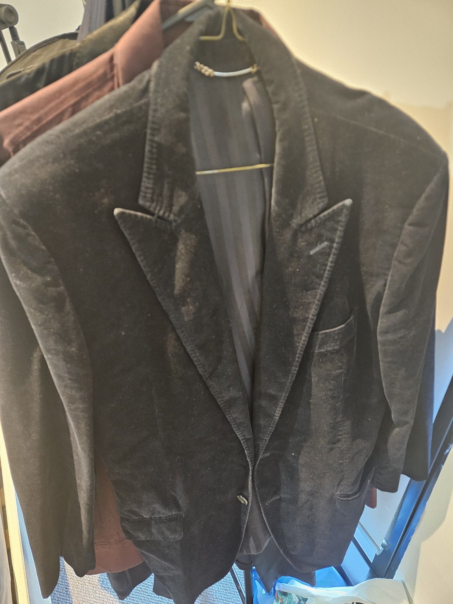 Dolce & Gabbana Dolce & Gabanna Corduoroy/ Velvet Blazer Size 42R - 3 Thumbnail