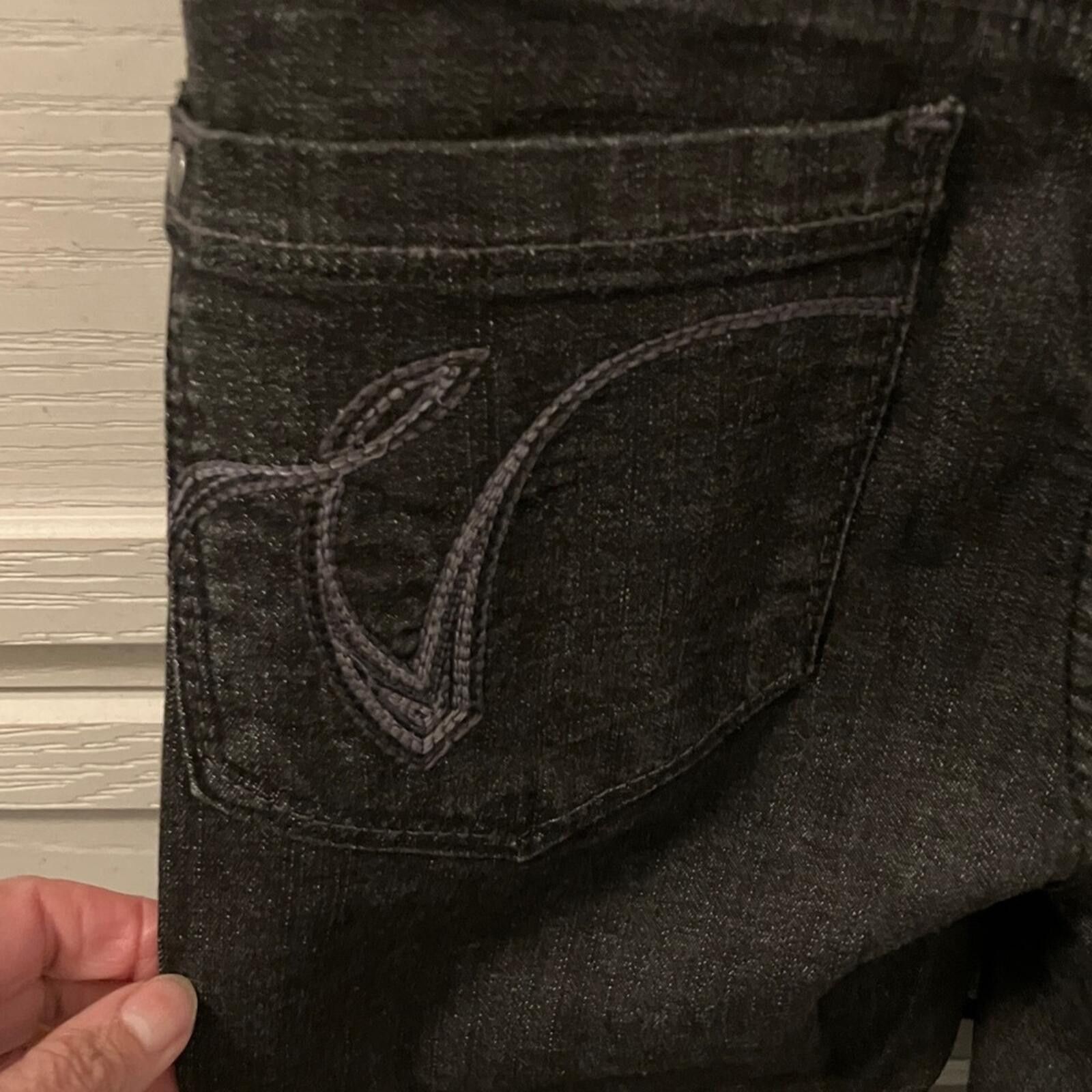 Other Gloria Vanderbilt Women's Black Straight Leg Jeans Size 30" / US 8 / IT 44 - 4 Thumbnail