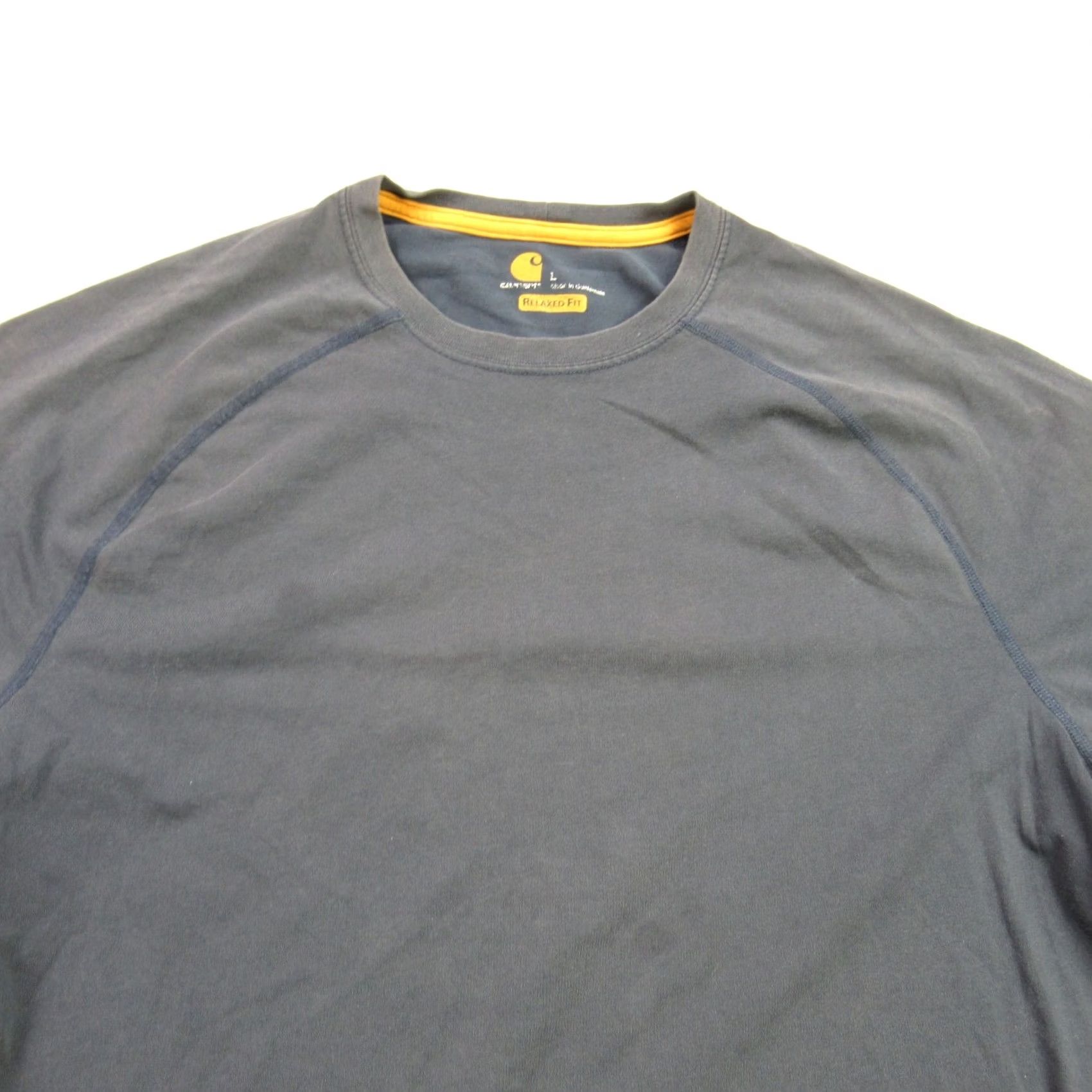 Carhartt Carhartt Shirt Mens Large Long Sleeve Crew Neck Outdoors Relaxed Fit Blue Size US L / EU 52-54 / 3 - 3 Thumbnail