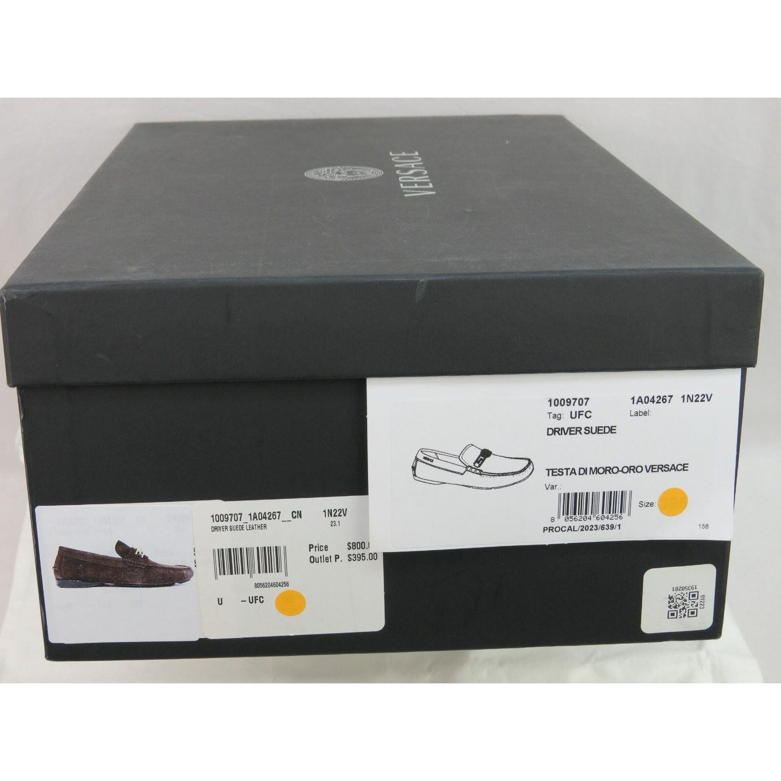 Versace NIB VERSACE BROWN SUEDE GOLD MEDUSA HEAD LOGO LOAFERS 43 10 Size US 10 / EU 43 - 13 Thumbnail