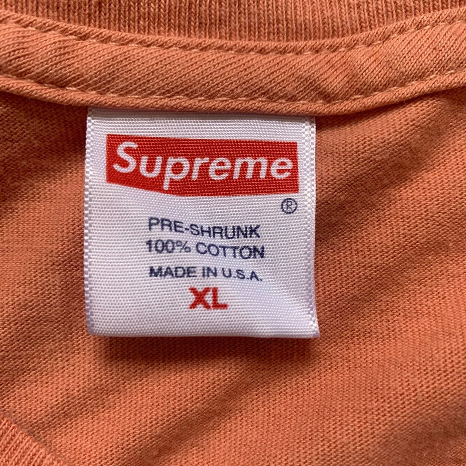 Supreme Supreme Cutouts FW18 Terra Cotta Tee Size US XL / EU 56 / 4 - 6 Thumbnail