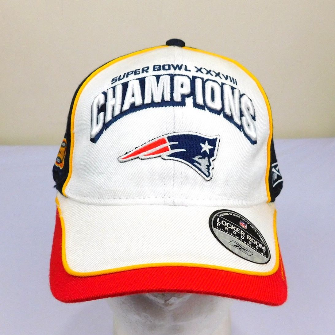 Reebok New England Patriots Super Bowl 38 Champions Hat Adjustable Size ONE SIZE - 1 Thumbnail