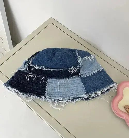 Other Patchwork Denim Bucket Hats Size ONE SIZE - 4 Thumbnail
