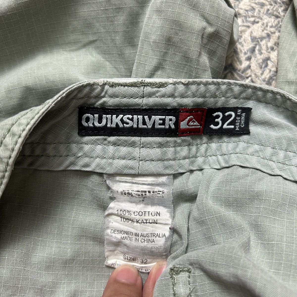 Quiksilver × Vintage vintage quiksilver shorts 6 Pocket good Details Size US 32 / EU 48 - 11 Thumbnail