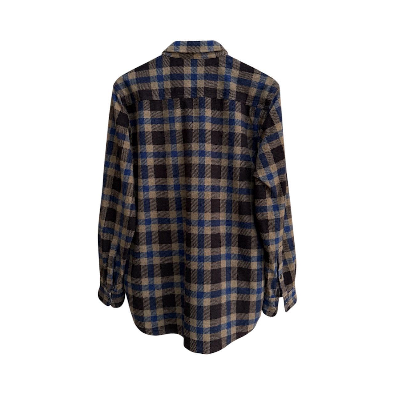 Uniqlo UNIQLO CHEKERED FLANNEL BUTTON UP SHIRT Size US L / EU 52-54 / 3 - 2 Thumbnail