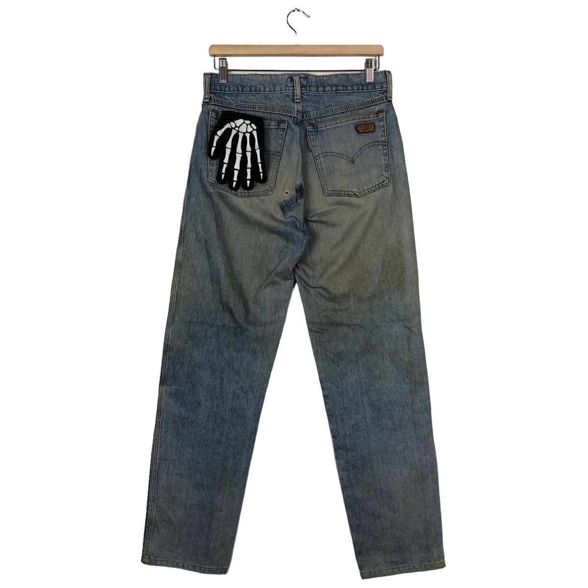 Levi's 🔥80’s Vintage Levi’s 636 Distressed Denim Jeans Size US 30 / EU 46 - 7 Thumbnail