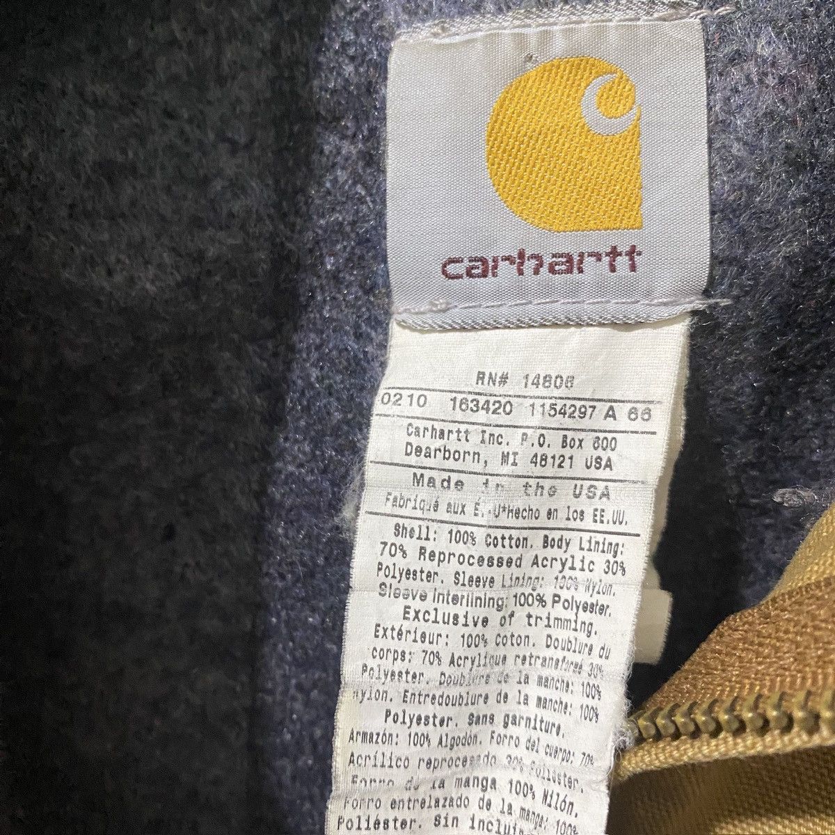 Carhartt Carhattt Detroit JO1 BRN Size US XXL / EU 58 / 5 - 4 Thumbnail