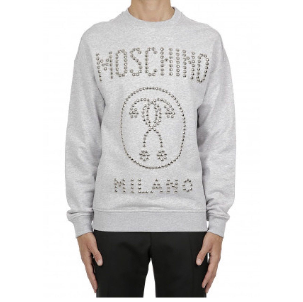 Moschino MOSCHINO WOMEN DOUBLE QUESTION MARK STUDDED CREWNECK RARE Size M / US 6-8 / IT 42-44 - 1 Thumbnail