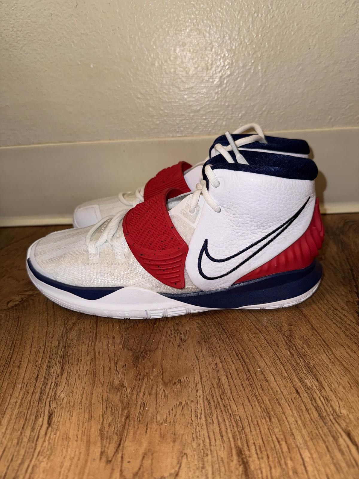 Nike Nike Kyrie 6 USA White (GS) Size US 7 / EU 40 - 3 Thumbnail