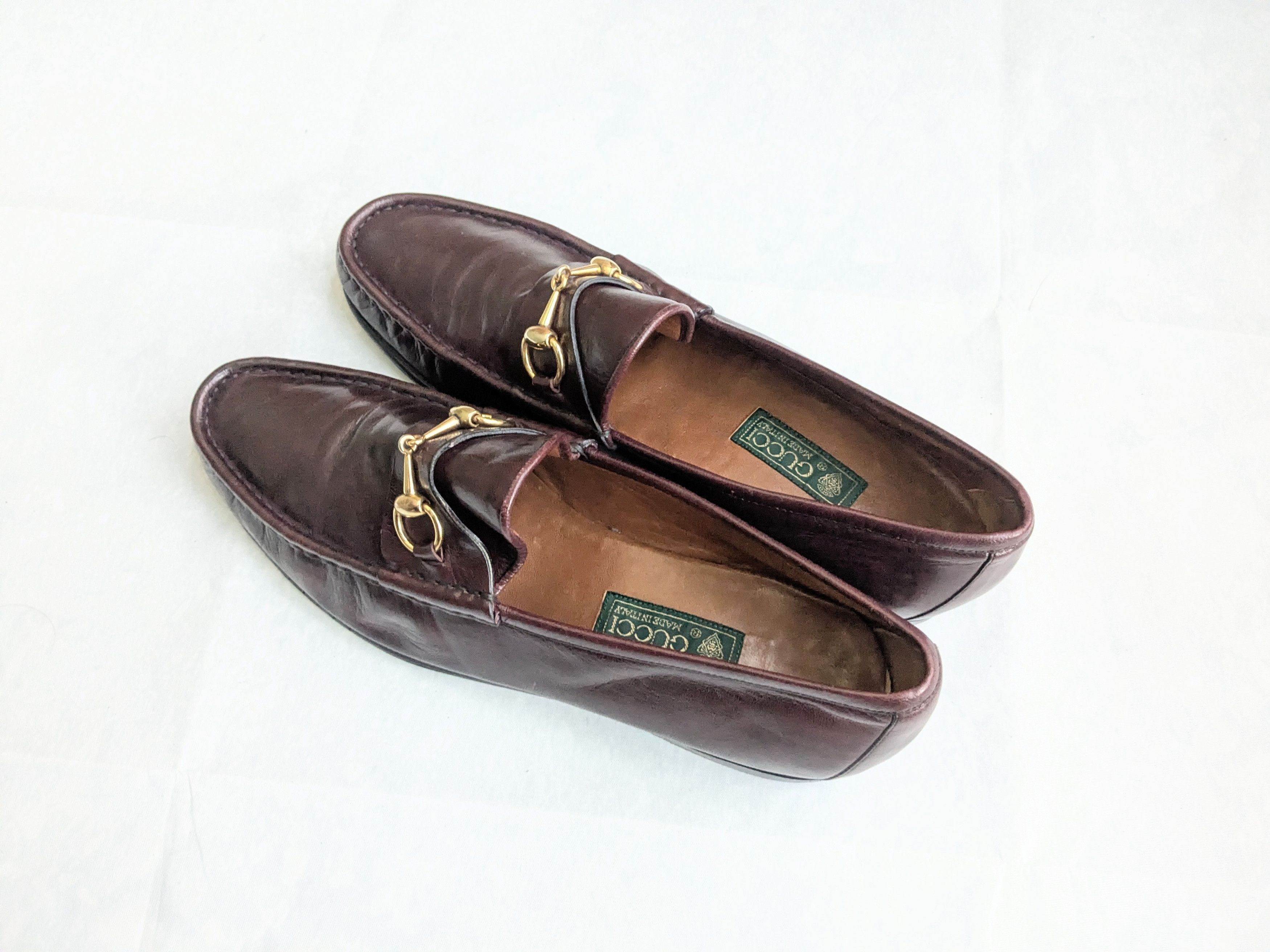 Gucci Gucci Horsebit Loafers Burgundy 13.5 Leather Red Size US 13 / EU 46 - 13 Thumbnail