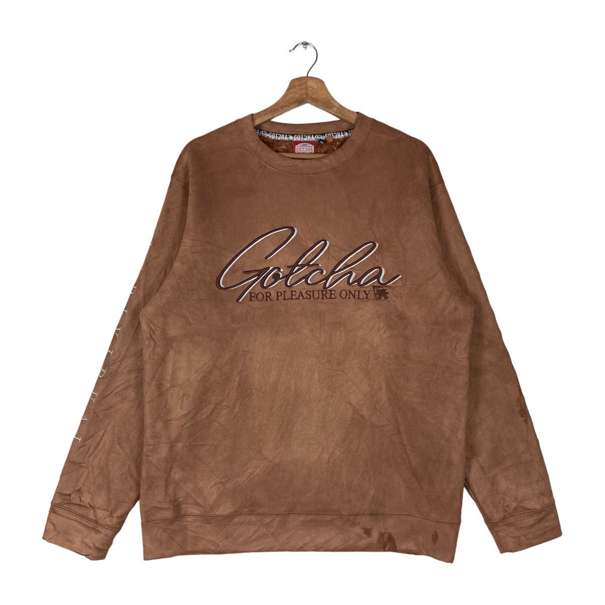 Gotcha Vintage Gotcha Spell Out Pullover Jumper Fleece Sweatshirt Size US L / EU 52-54 / 3 - 1 Thumbnail