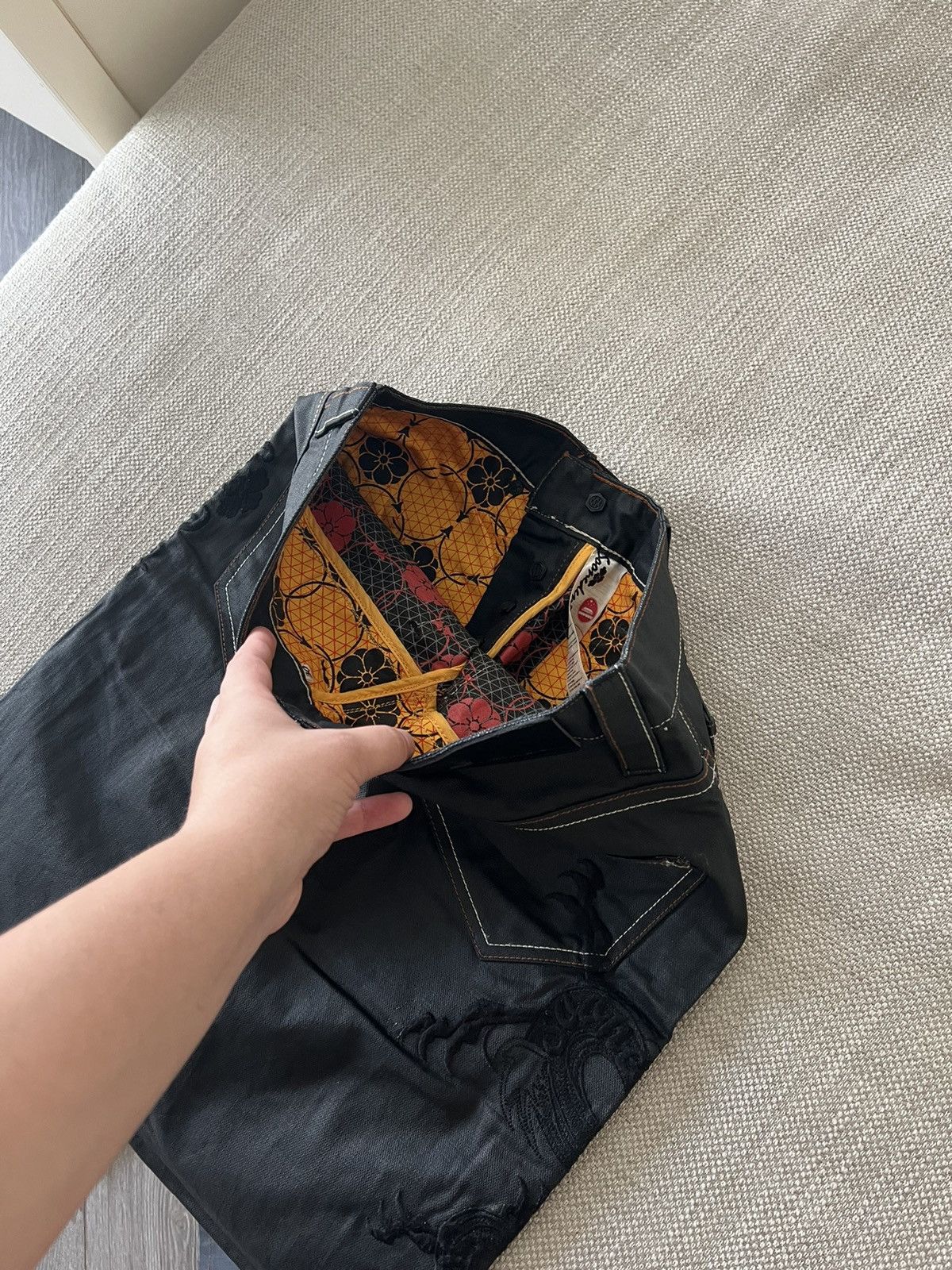 Japanese Brand × Vintage Vintage 💥 Japanese Dragon Pants Size US 30 / EU 46 - 25 Thumbnail