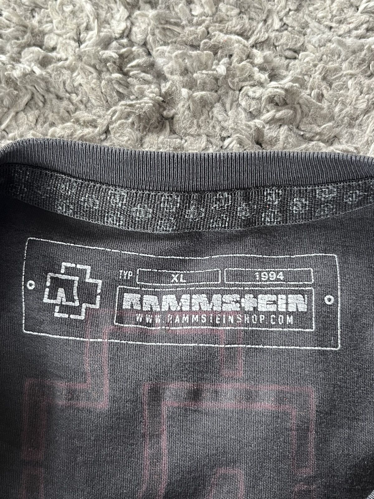 Vintage Vintage T-shirt Rammstein Europe Tour 2012 MADE IN GERMANY Size US XL / EU 56 / 4 - 9 Thumbnail