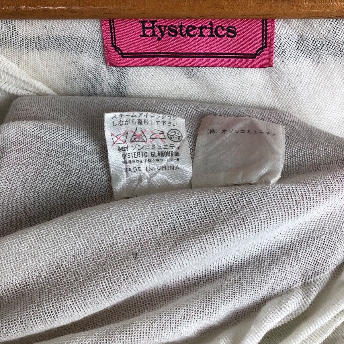 Hysteric Glamour Vintage Hysteric Glamour Kickback Mesh Top Pleated Shirt Size ONE SIZE - 16 Thumbnail
