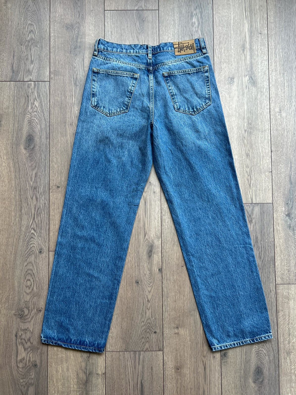 Stussy Stussy New Classic Denim Jean 30 Medium Blue Size US 30 / EU 46 - 2 Thumbnail
