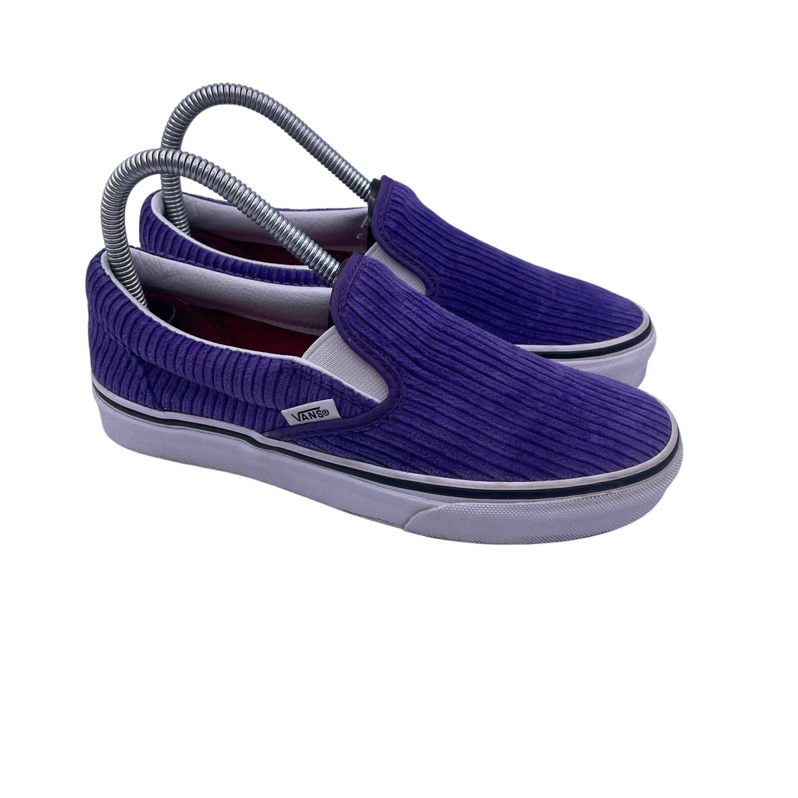 Vans VANS OTW Chunky Corduroy Purple Slip On Skate Shoes Womens 6 Size US 6 / IT 36 - 2 Thumbnail