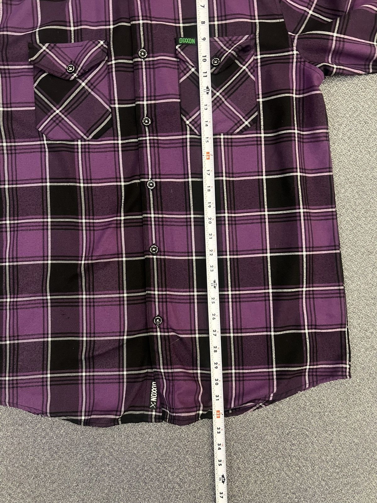 Dixxon Dixxon The Regan Flannel Collaboration Purple Black Mens LT Size US L / EU 52-54 / 3 - 4 Thumbnail