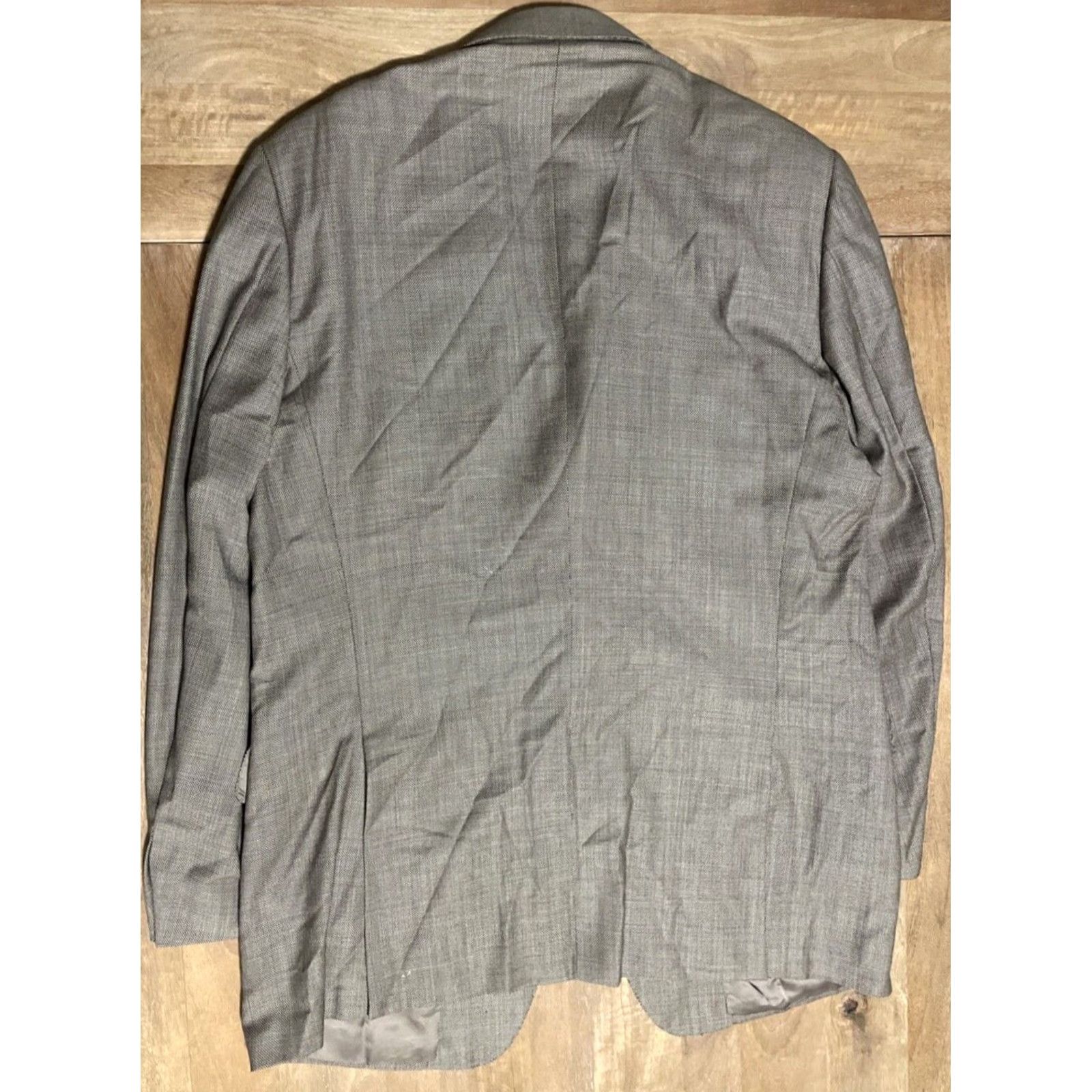 Ermenegildo Zegna Ermenegildo Zegna Trofeo Blazer Mens 46L Wool Sport Jacket Coat Long Notch Lapel Vintage No Size 46R - 2 Thumbnail