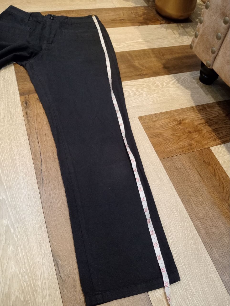 Issey Miyake VINTAGE ISSEY MIYAKE PLANTATION BLACK COTTON PANTS Size 28" / US 6 / IT 42 - 13 Thumbnail