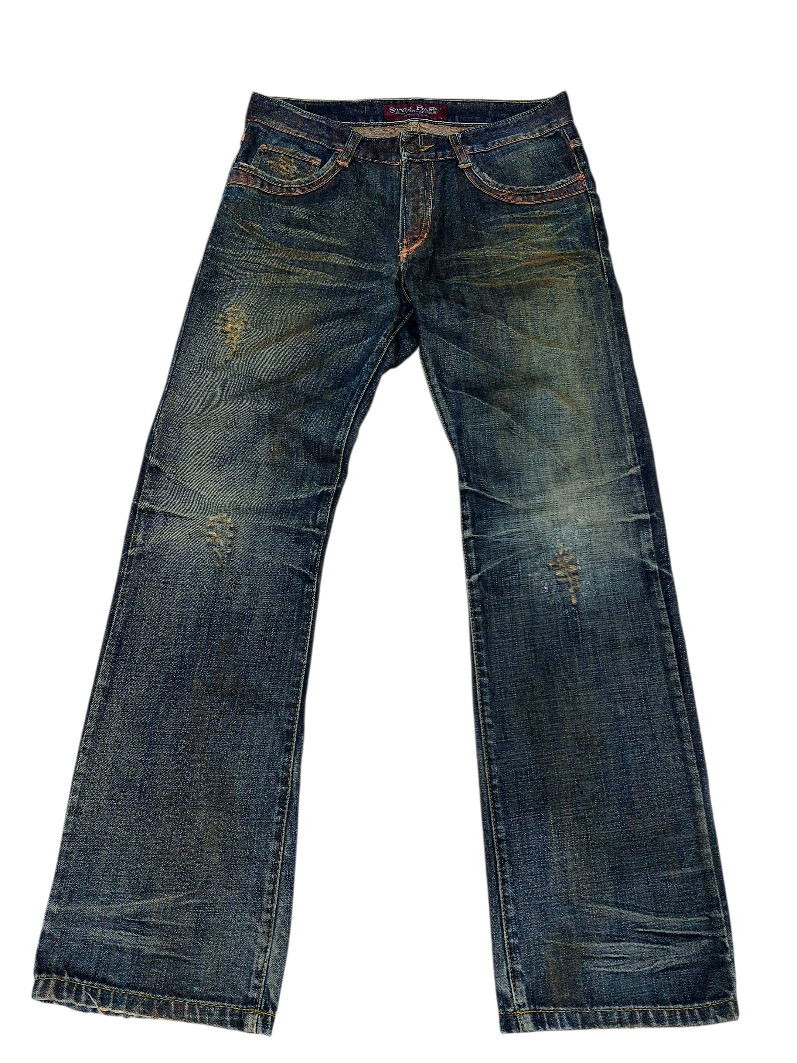 Mr. Gentleman 🔥Punk Whiskers Vintage Basic Style Tornado Mart Inspire Size US 33 - 2 Thumbnail