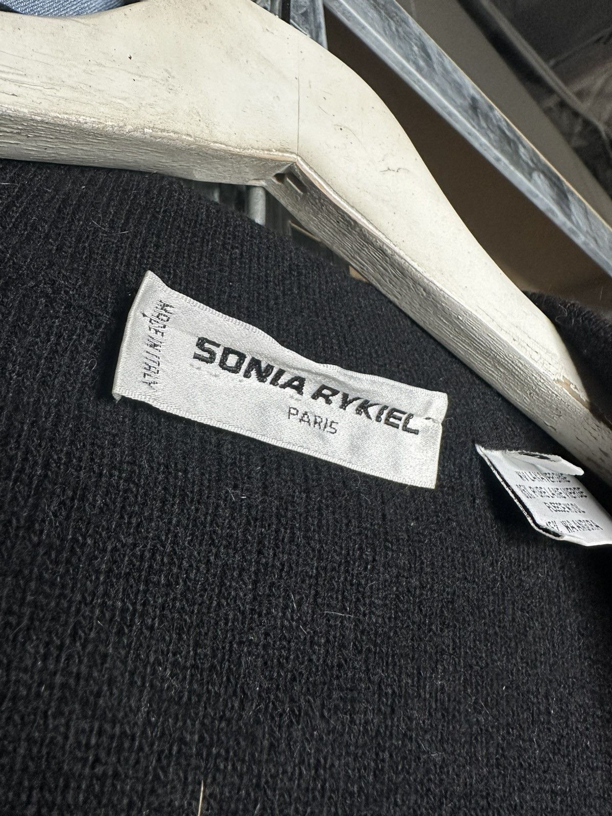 Sonia Rykiel Sonia Rykiel Paris Wool Knit Cardigan Top Asymmetric Bow Size L / US 10 / IT 46 - 7 Thumbnail