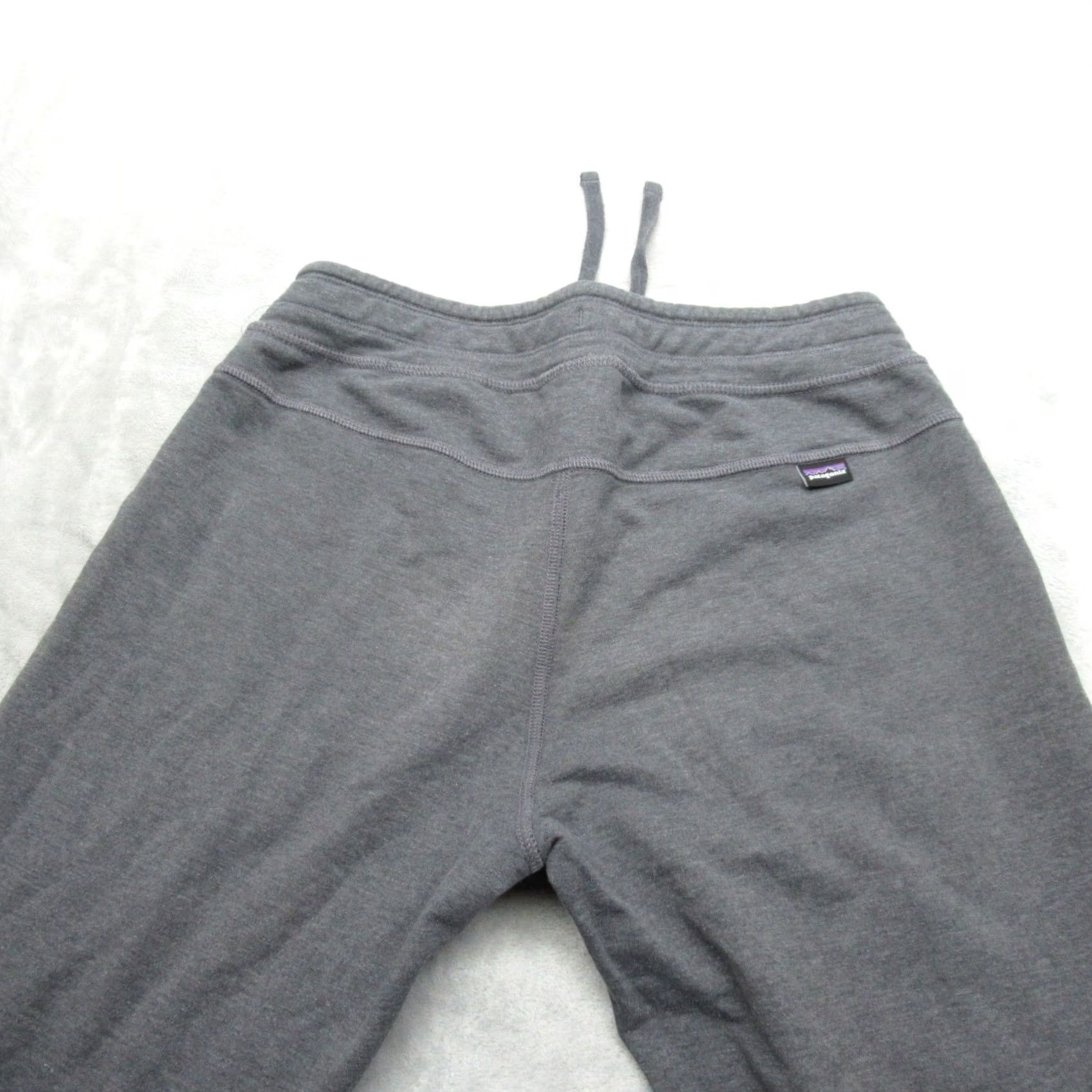Patagonia Patagonia Jogger Pants Womens XS Gray Organic Cotton Drawstring Tapered Inseam 26 in, Pockets, Elastic Waist, Athleisure, Casual, Travel, 100% Cotton Size 26" / US 2 / IT 38 - 6 Thumbnail