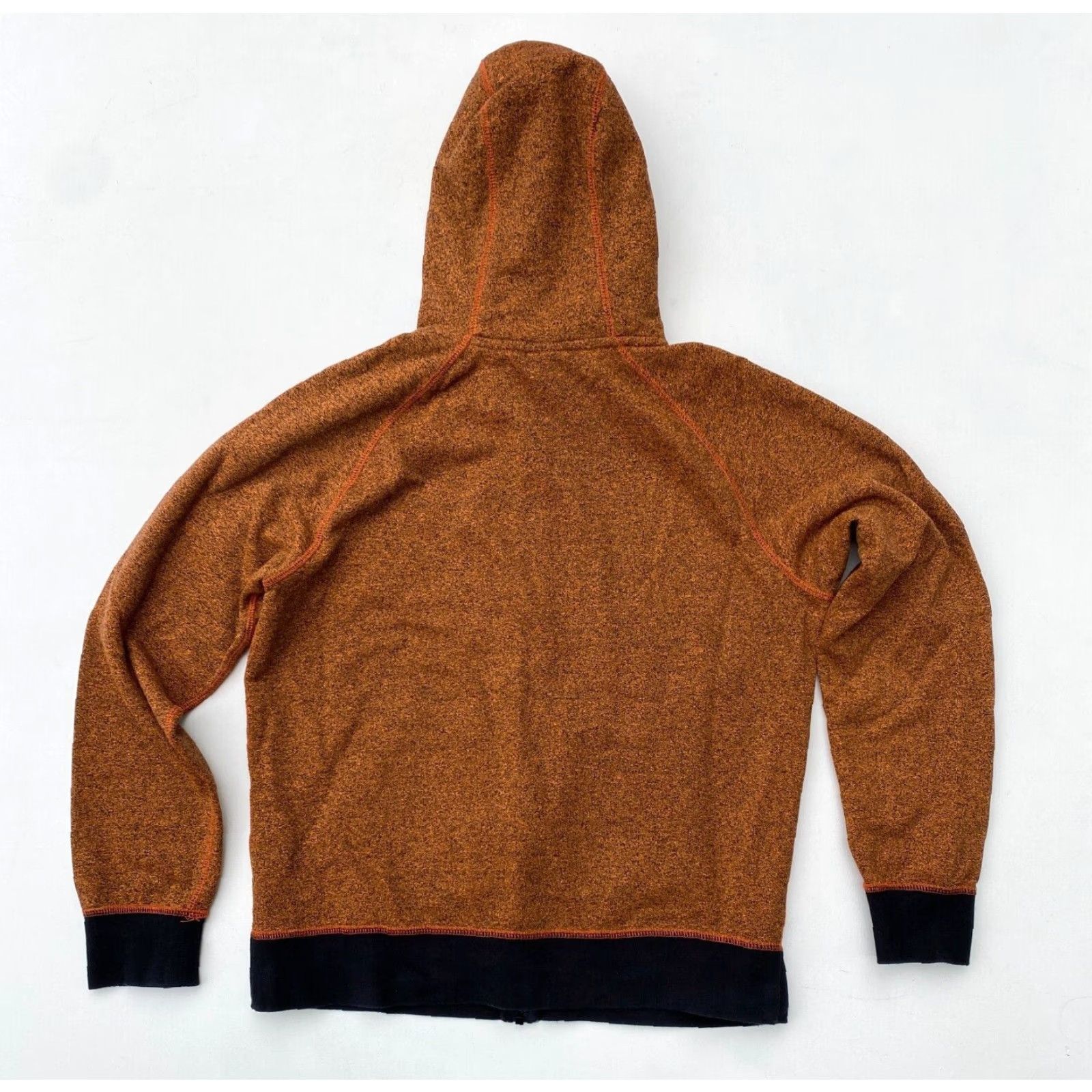 Nike VINTAGE Nike Hoodie Full Zip Mens Regular Size M Orange Logo 90s Style Size US M / EU 48-50 / 2 - 4 Thumbnail