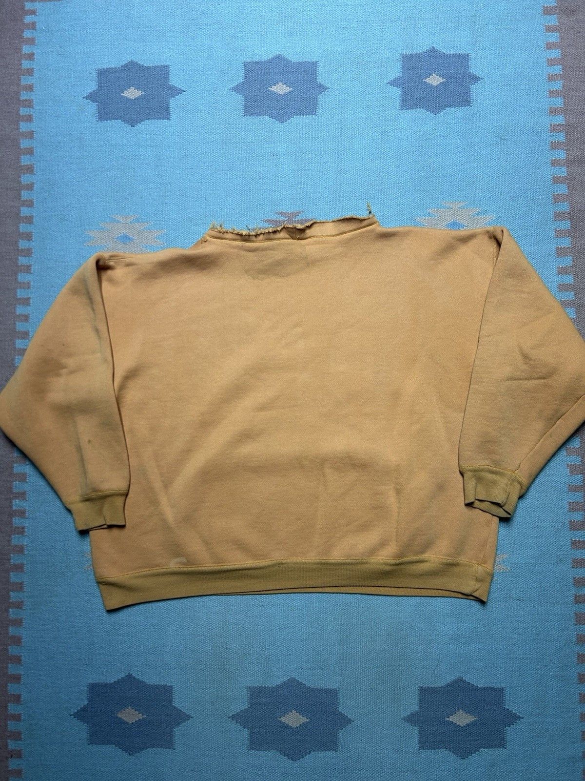 Vintage Vintage pullover sweatshirt blank heavy cotton boxy XXL/3XL Size US XXL / EU 58 / 5 - 8 Thumbnail