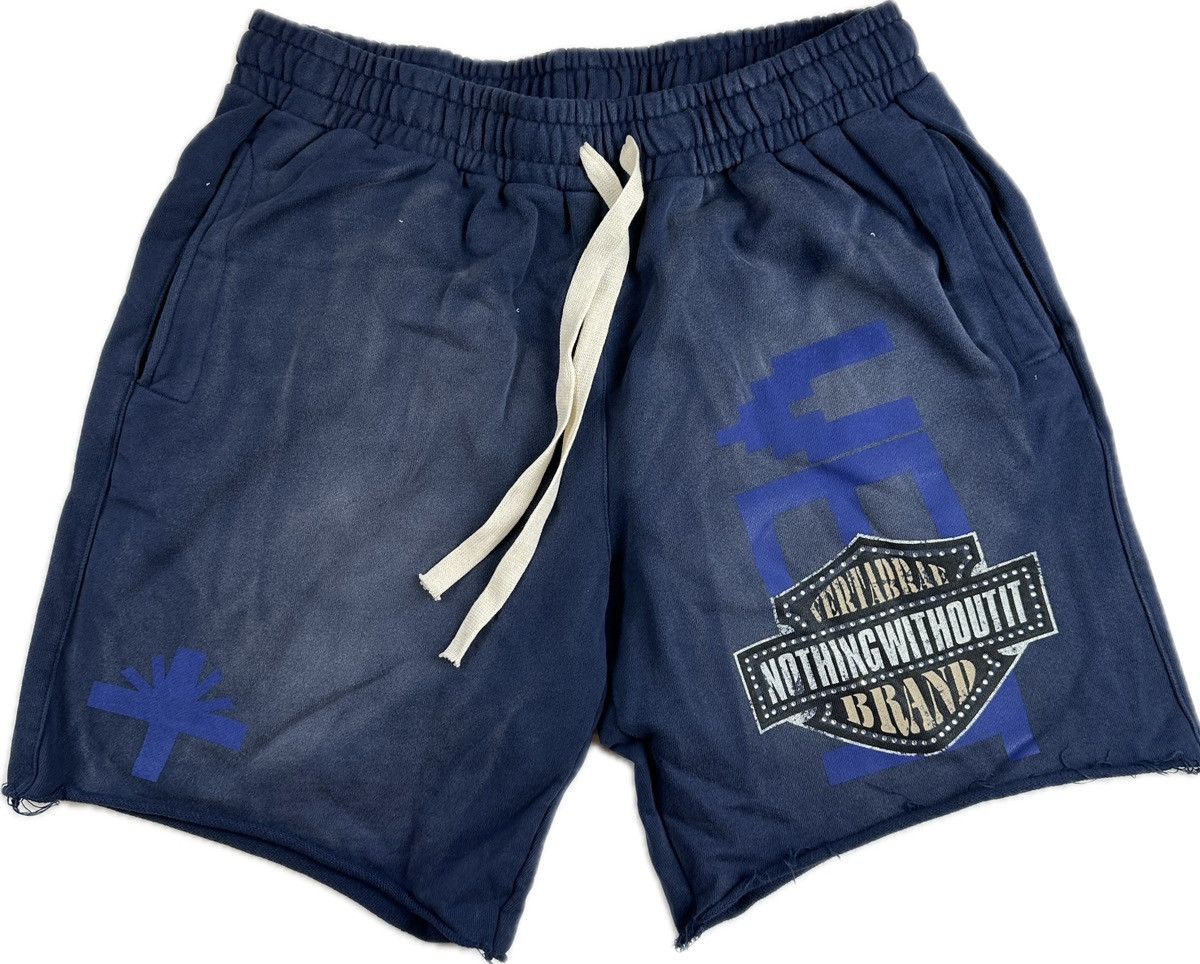 image of Vertabrae Shorts in Blue, Men's (Size 38)