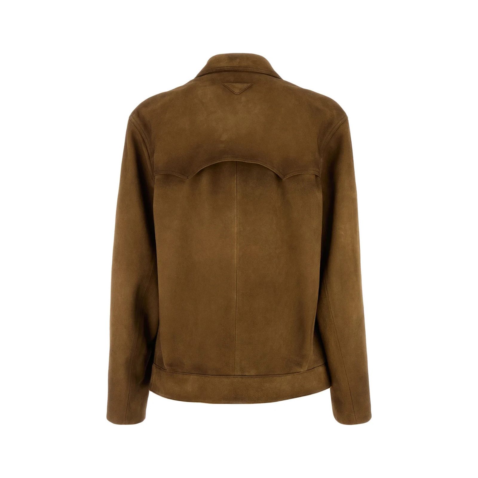 Prada PRADA Brown Suede Jacket New & Authentic (Men's size:50;) Size US M / EU 48-50 / 2 - 2 Thumbnail