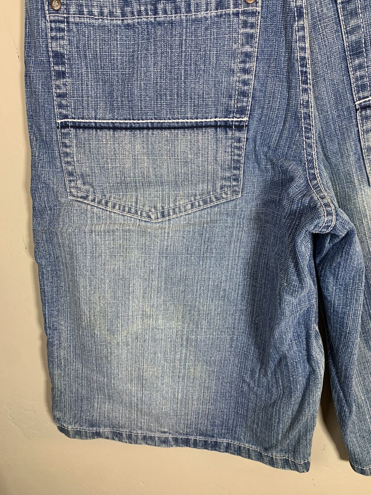Designer × Southpole × Vintage *RARE* Vintage Southpole Faded Grain Denim Shorts - 32 Size US 32 / EU 48 - 6 Thumbnail