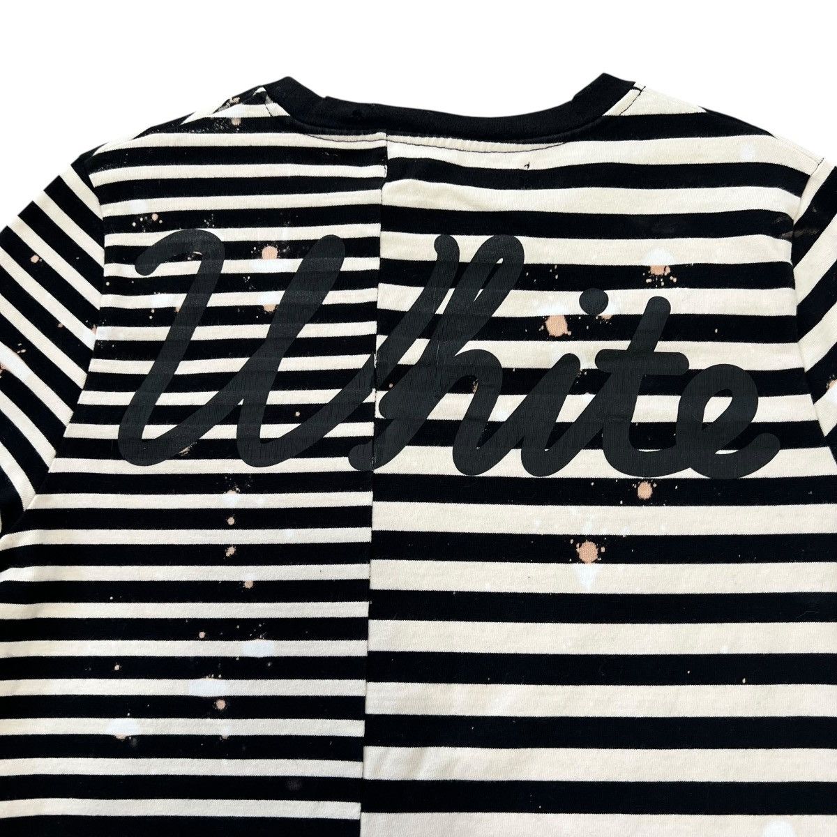 Off-White OFF-WHITE 2015SS Distressed Border L/S T-Shirt Size US XS / EU 42 / 0 - 11 Thumbnail