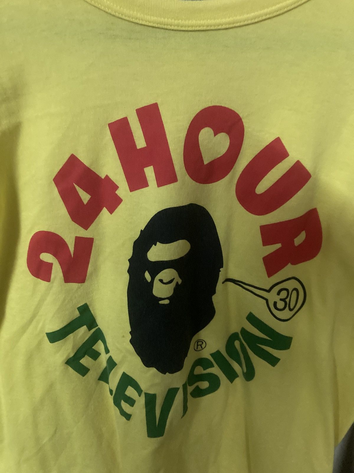 Bape × Vintage Bape 24 Hours Television Tee Size US XS / EU 42 / 0 - 4 Thumbnail