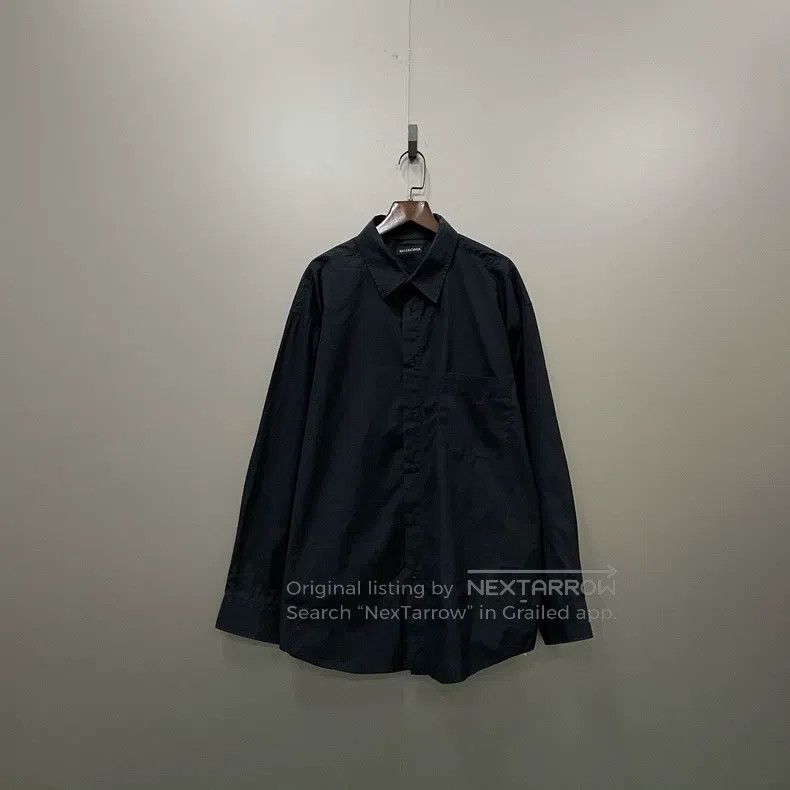Balenciaga Balenciaga Embroidered small logo long sleeve shirt Size XS / US 0-2 / IT 36-38 - 1 Thumbnail