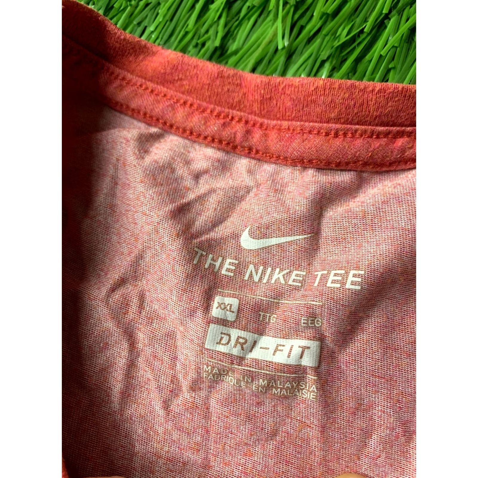 Nike Nike Dri-Fit Men Shirt XXL Pink Short Sleeve T-Shirt Jersey 2019 Nike Dri-FIT CrossFit 90s? (Adjust cleaned within 200) Size US XXL / EU 58 / 5 - 5 Thumbnail