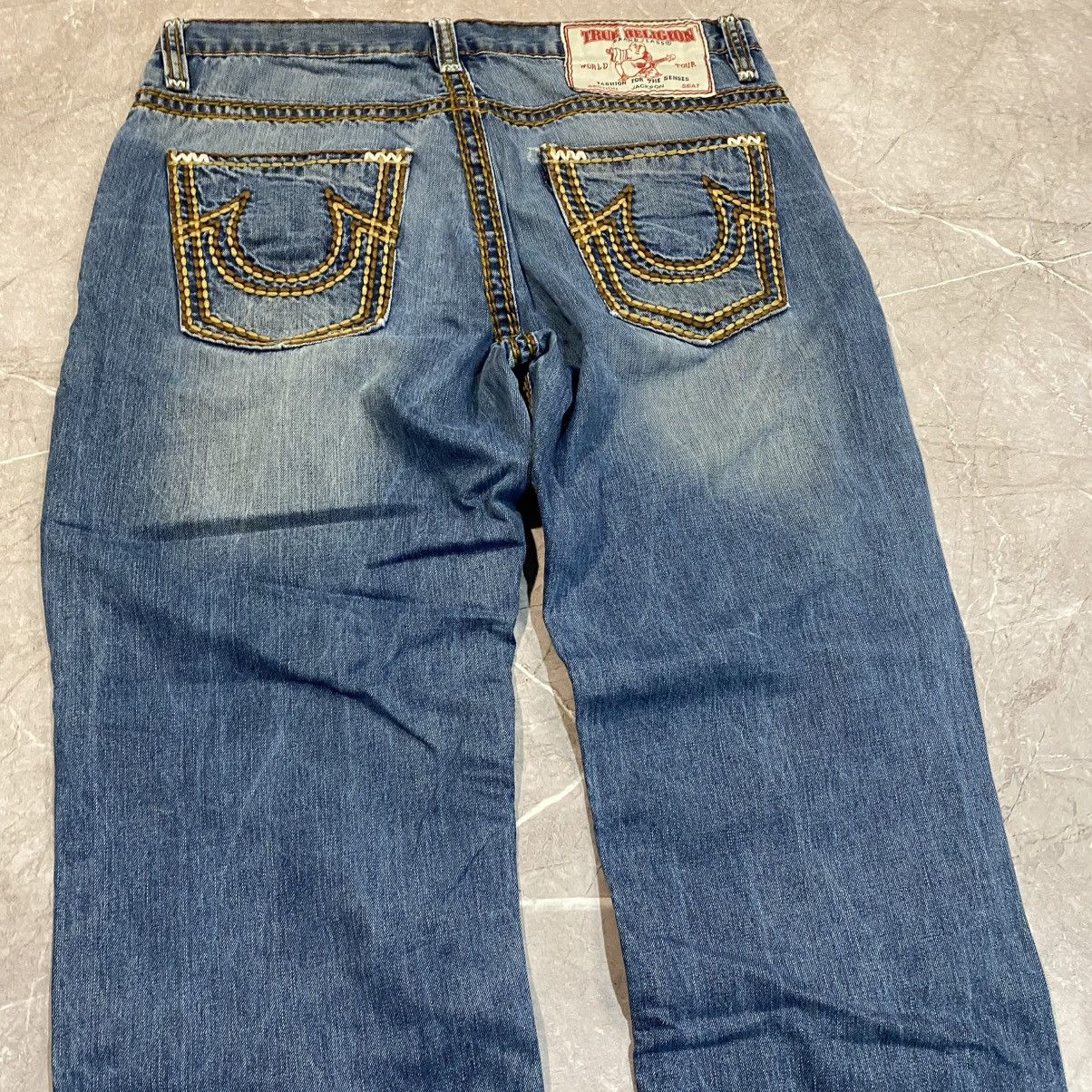 Other VINTAGE TRUE RELIGION DENIM PANTS STREETWEAR BIG LOGO 00s Size US 36 / EU 52 - 4 Thumbnail