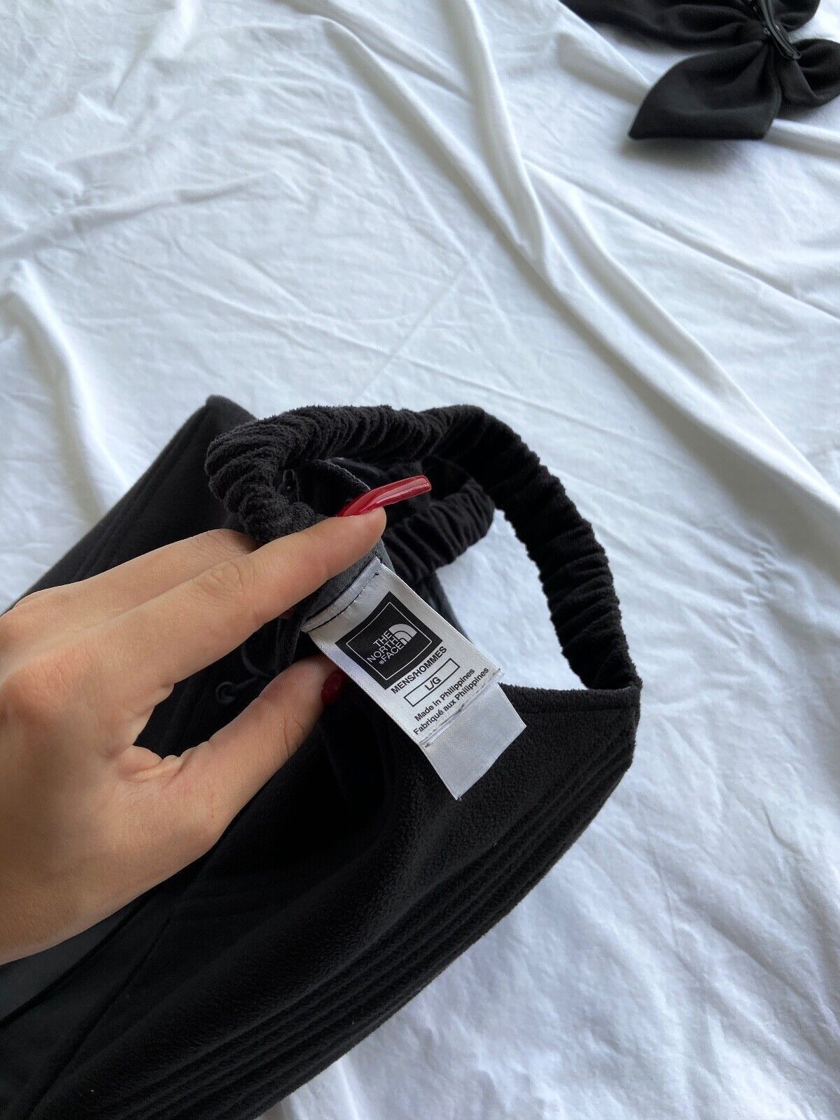 Handmade Handmade The North Face Black Fleece Women's Crop Top Corset Size S / US 4 / IT 40 - 8 Thumbnail