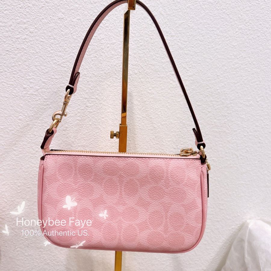 Coach NWT Coach Nolita 19 CW426 Powder pink plus extended chain Size ONE SIZE - 6 Thumbnail