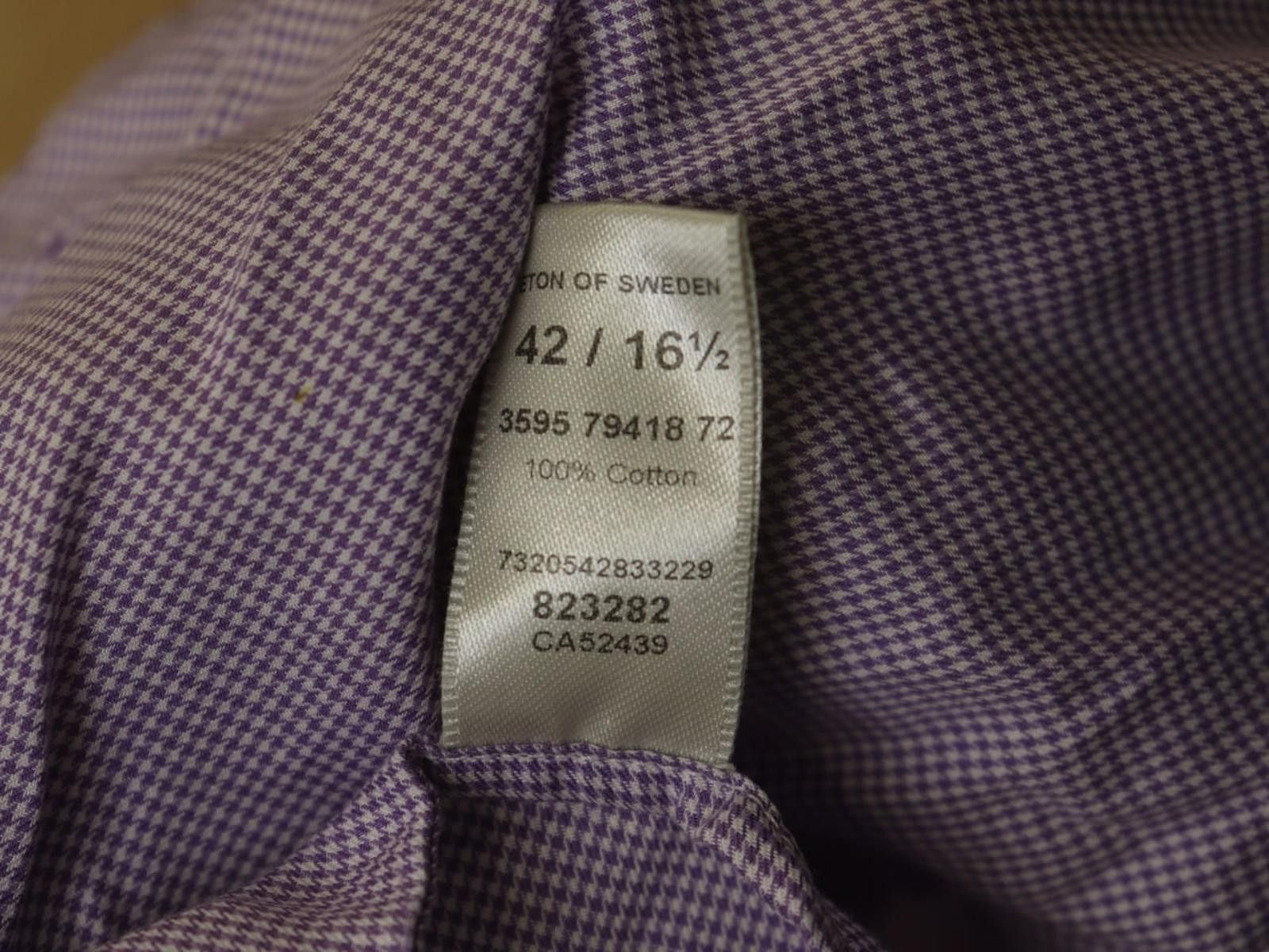 Eton Eton Pink Pinstriped 100% Cotton Dress Shirt Size 42 Size 38R - 9 Thumbnail