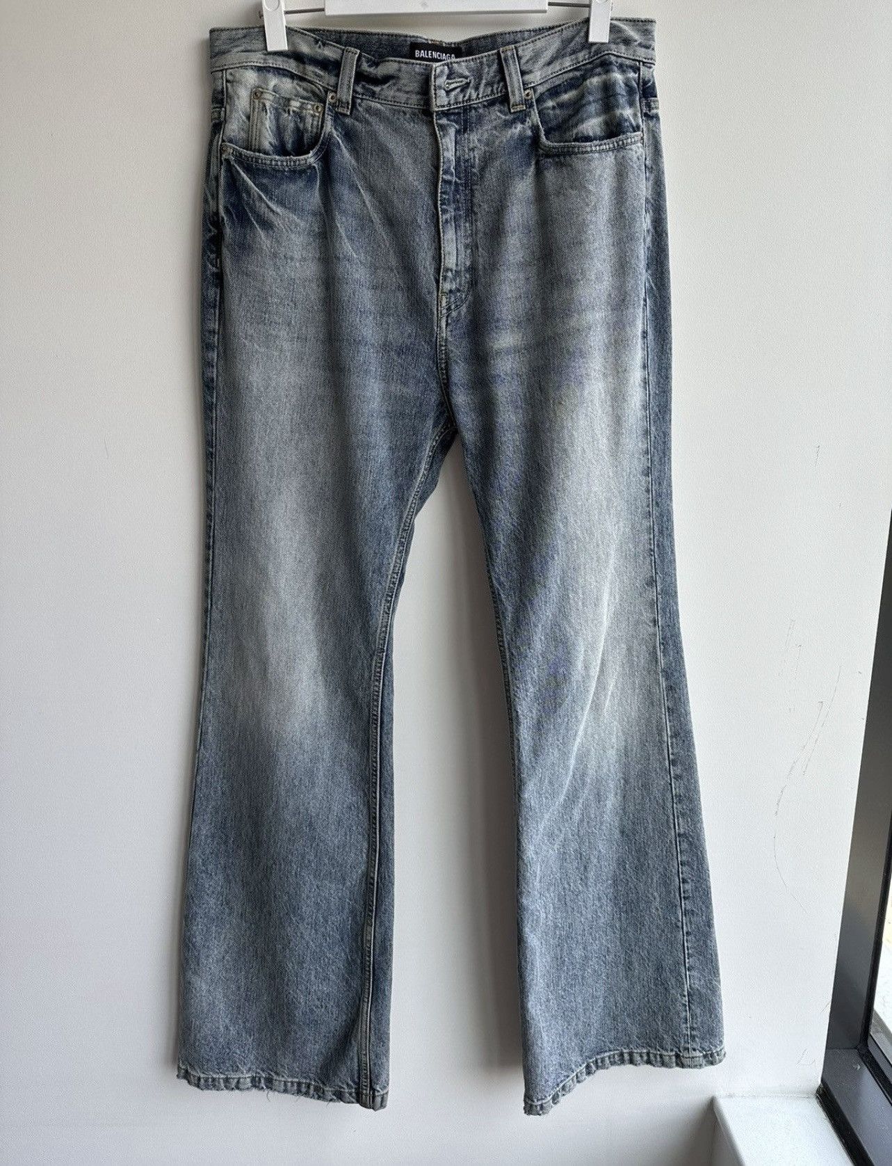 Pre-owned Balenciaga Fw22 Lost Tapes Denim In Blue