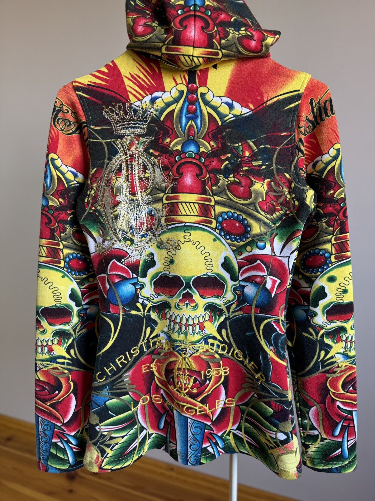 Christian Audigier Christian Audigier Ed Hardy Zip Hoodie Jacket Y2K All Over Size XS / US 0-2 / IT 36-38 - 8 Thumbnail