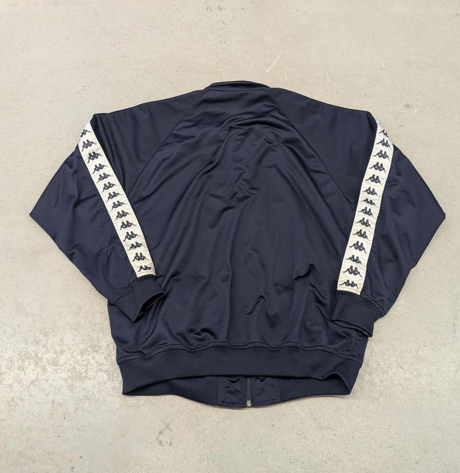 Kappa Vintage 90s Kappa Navy blue and White Essential Track Jacket Size US XL / EU 56 / 4 - 3 Thumbnail