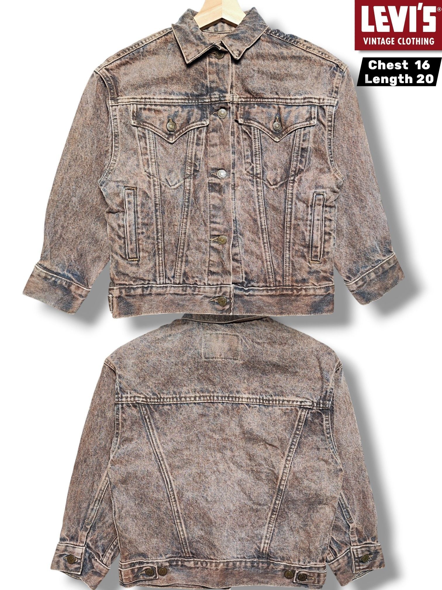 Levi's Vintage LEVIS Thrashed Distressed Jeans ERD Grunge Chrome Size US S / EU 44-46 / 1 - 1 Thumbnail