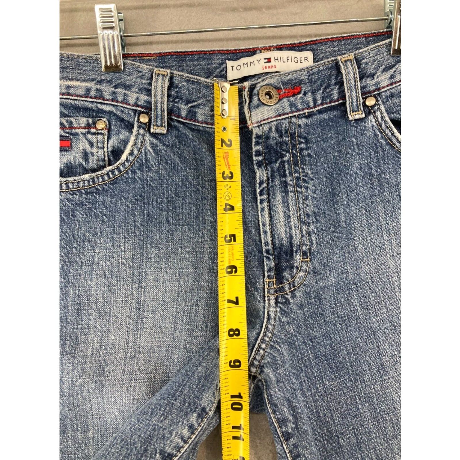 Tommy Hilfiger Tommy Hilfiger Womens Jeans 6 Hipster Bootcut Y2K Worn Weekend Size 28" / US 6 / IT 42 - 4 Thumbnail